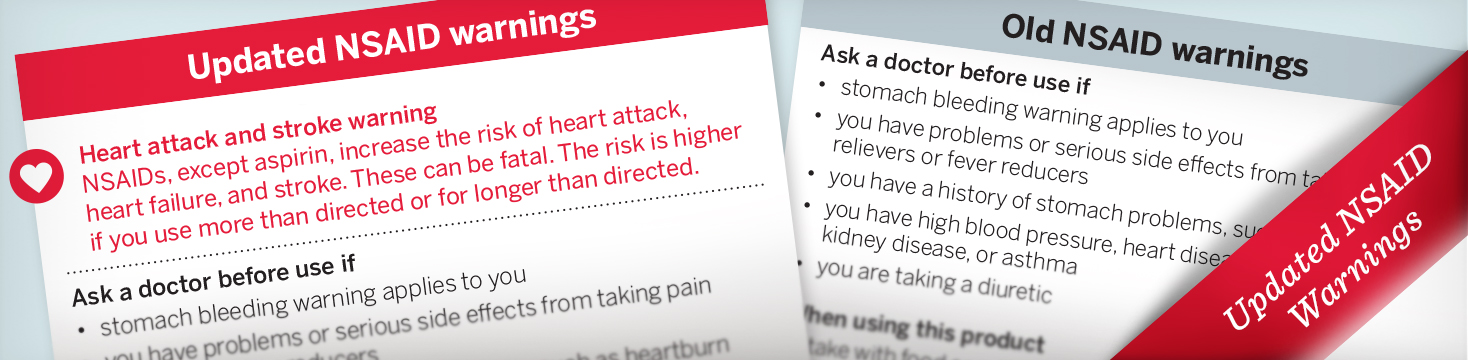 updated NSAID warnings